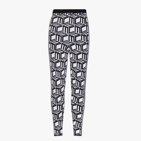 MCM Pants - MCM Women’s Après-Ski Cubic Monogram Knit Leggings